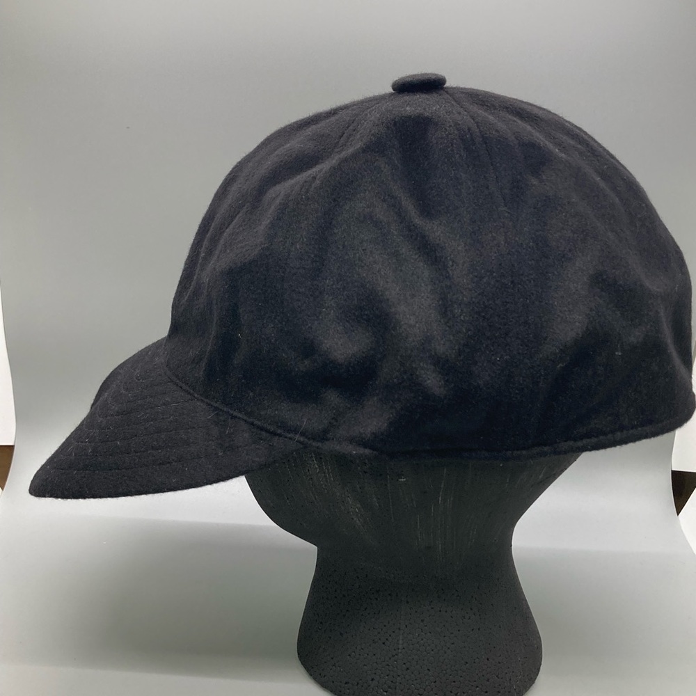 Borsalino Men’s Black Cashmere Winter Baseball Cap Bergdorf Goodman XL